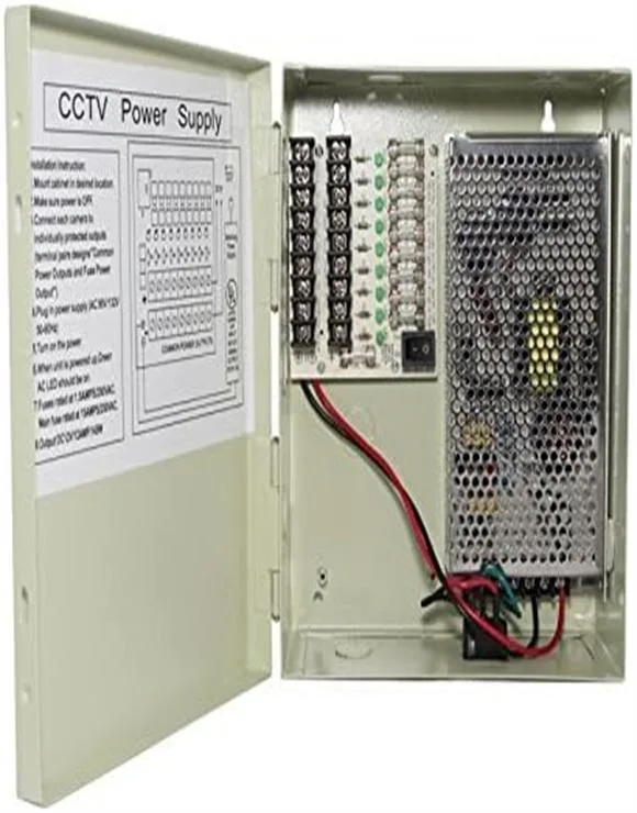 DIVI DIVI 9 Output 12A 12V CCTV Power Box — product photo