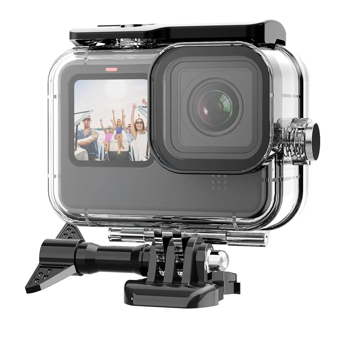 Werleo Werleo Waterproof Case for GoPro Hero 12 11 10 9 Black 60M/196FT Clear — product photo