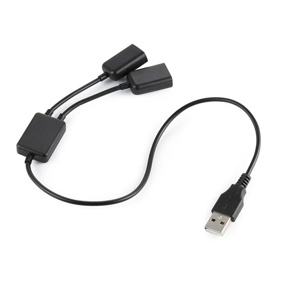 Vszerda Vszerda USB 2.0 Splitter Y Cable Type-A Male to 2 Female 30cm — product photo