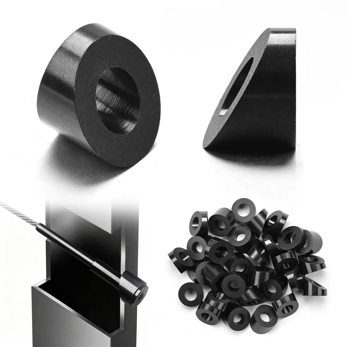 Yescom USA, Inc. Yescom USA, Inc. 25CAR001-30ABW-06 fence post cap 30 pack — product photo