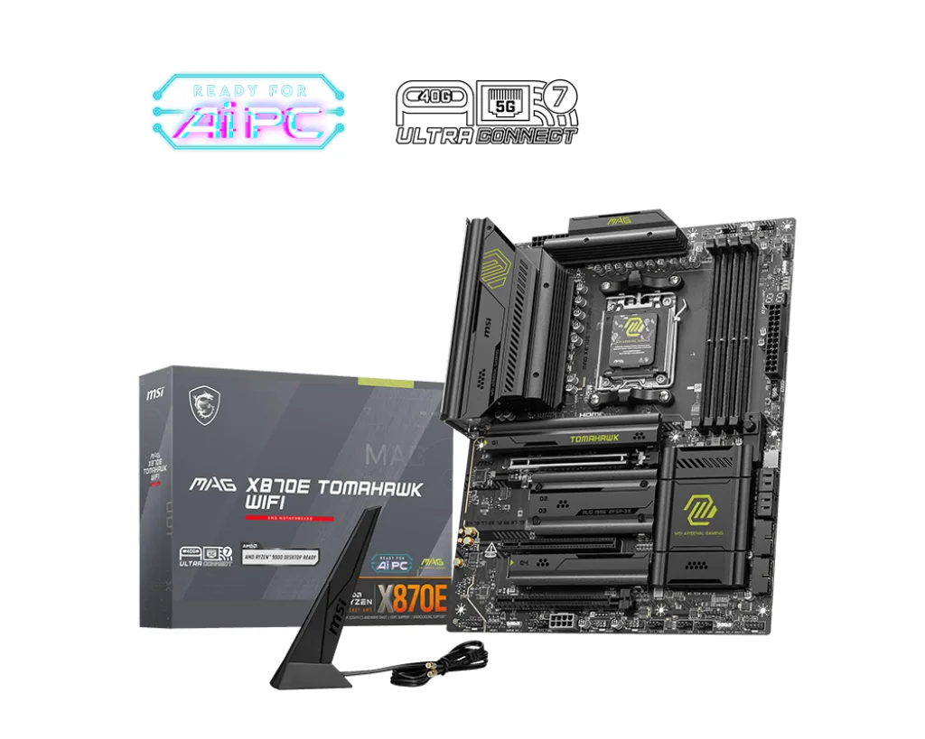 MSI MSI MAG X870E TOMAHAWK WIFI AMD motherboard — product photo