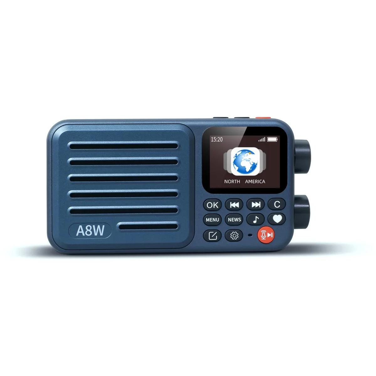 Choyong Choyong A8W Internet Radio 40k Stations FM 88-108 2.4 WiFi 2000mAh Blue — product photo