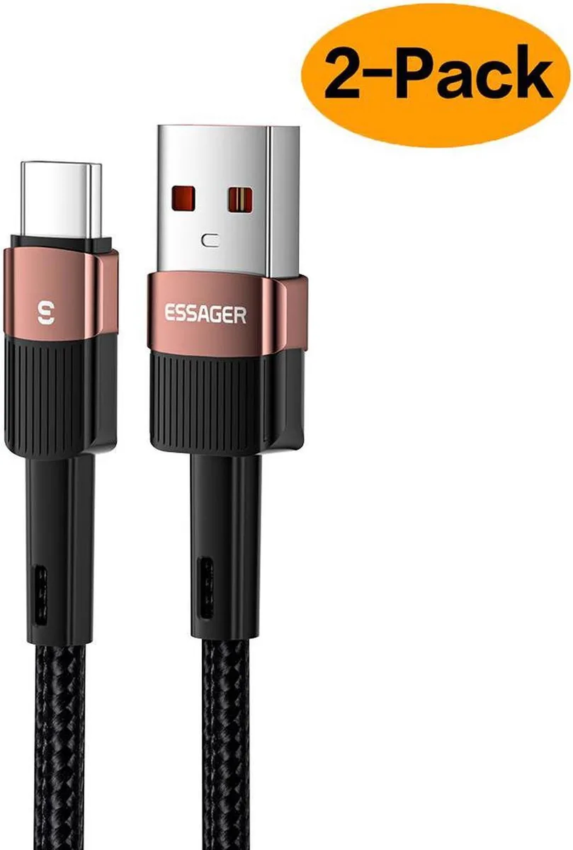 SMUGDESK SMUGDESK USB A to USB C cable 2-pack 3.3ft 100W 480Mbps — product photo