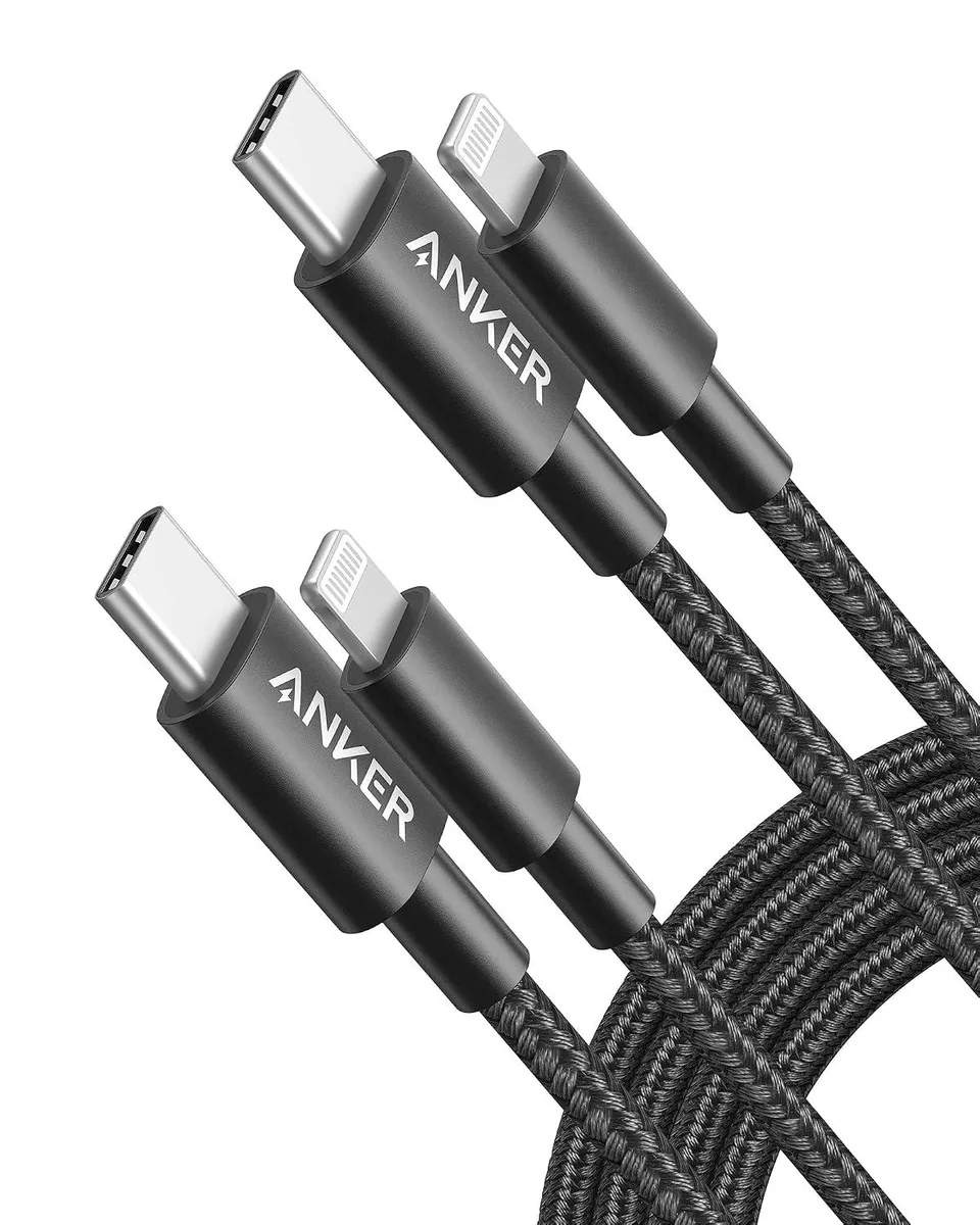 MCHOSE MCHOSE USB-C to Lightning Cable 2 Black 6FT MFi Certified — product photo