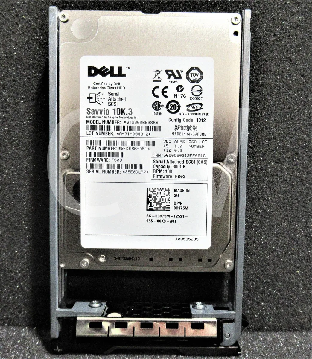 DELL DELL ST9300603SS 300GB 10000RPM SAS 2.5" internal hard drive — product photo