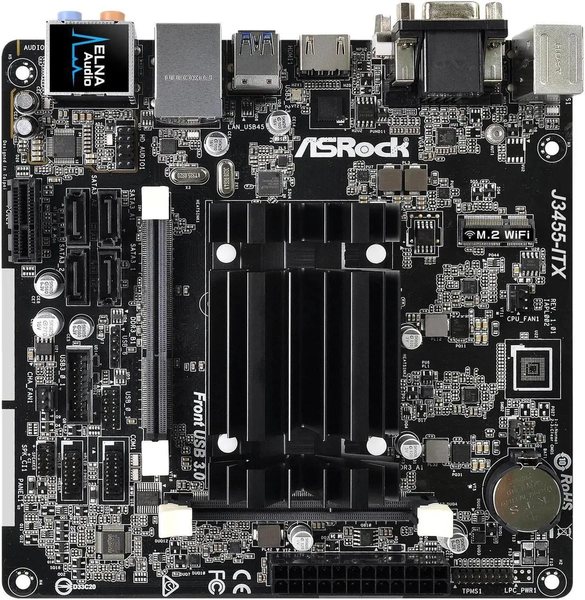ASRock ASRock J3455-ITX Intel J3455 2.3GHz Mini-ITX embedded solution — product photo