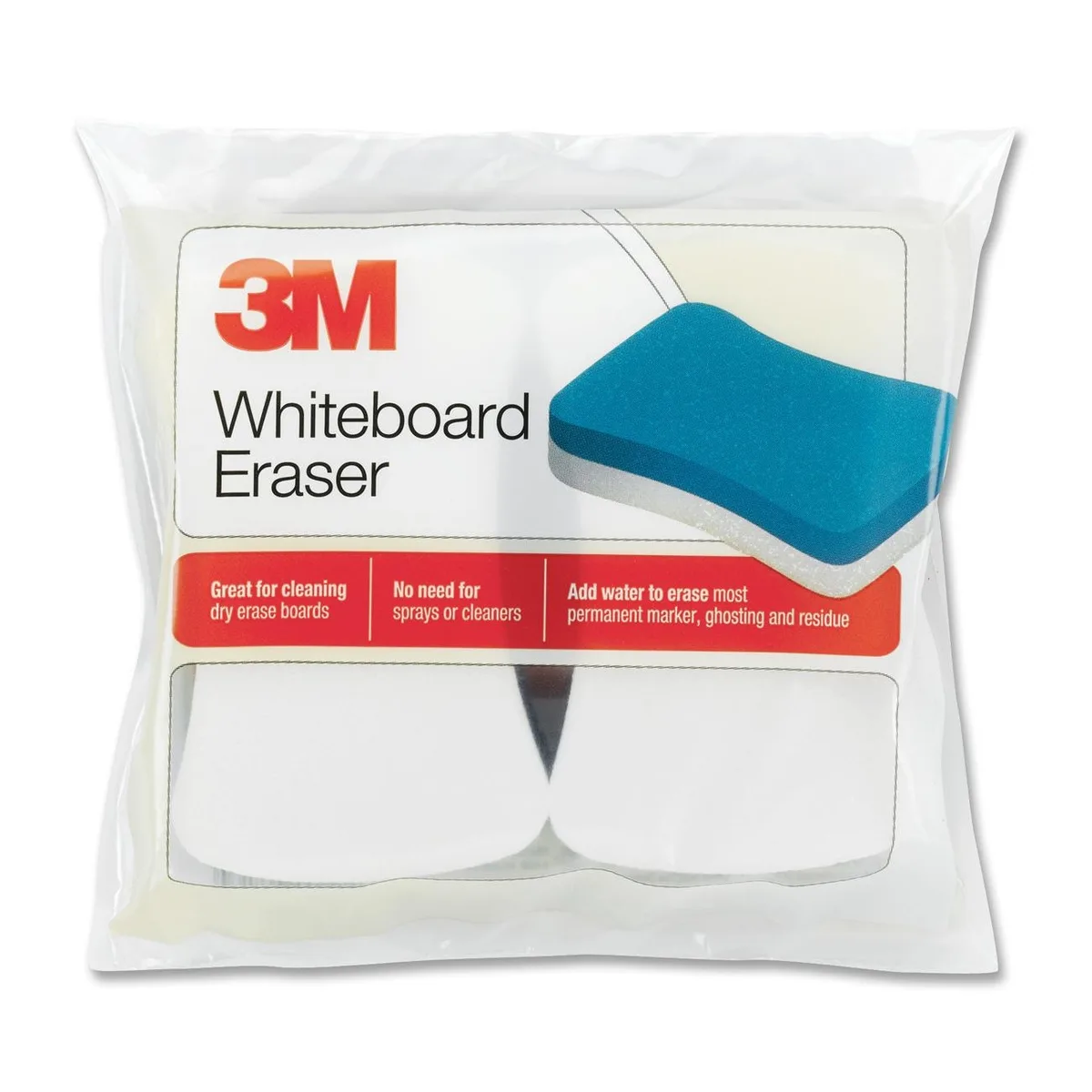 3M 3M 581WBE Eraser Pad 3.00" x 5.00" 2/Pack — product photo