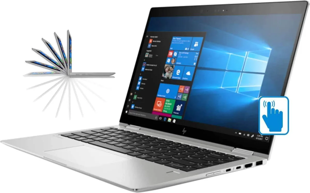 HP HP EliteBook x360 1040 G5 G6 2-in-1 laptop i5-8350U 16GB 256GB 13.3" FHD touchscreen — product photo