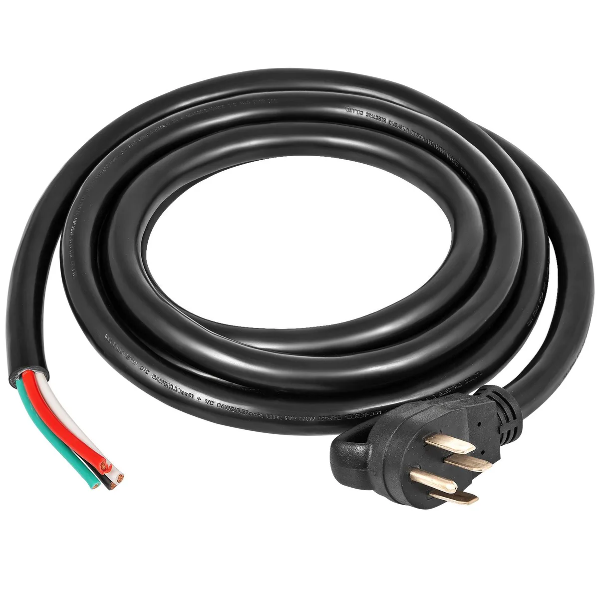 VEVOR VEVOR 15Ft 50 Amp Generator Extension Cord N14-50P to Bare Wire STW 6/3+8/1 IP44 — product photo