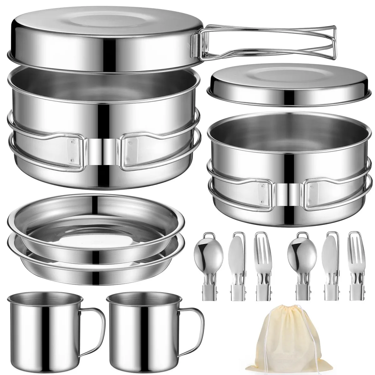  Healthy Living HUQ2248 14-Piece Camp Cooking Set grill accessory — product photo