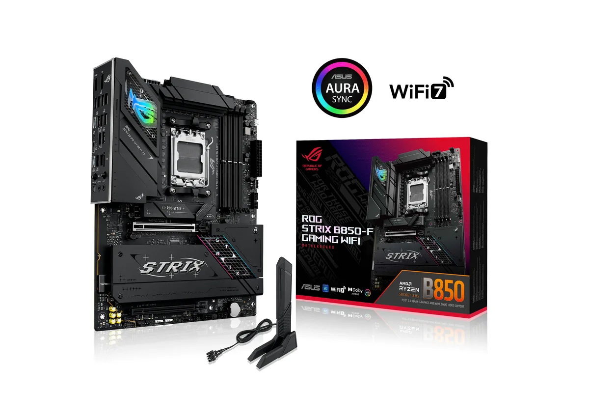 ASUS ASUS ROG STRIX B850-F GAMING WIFI AMD AM5 ATX motherboard — product photo