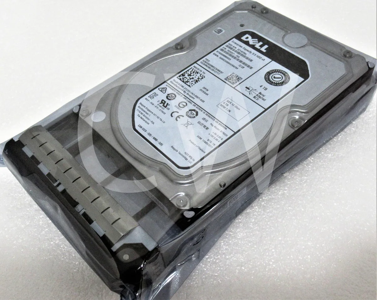 DELL DELL 4TB 7.2K SAS 12G LFF internal hard drive — product photo