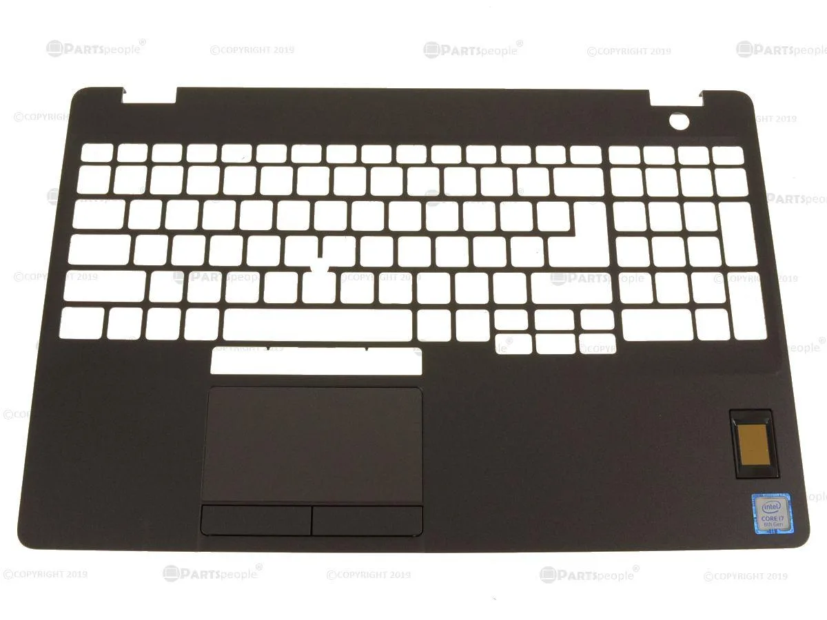 Genuine Dell Precision 3540 palmrest assembly with fingerprint reader and touchpad