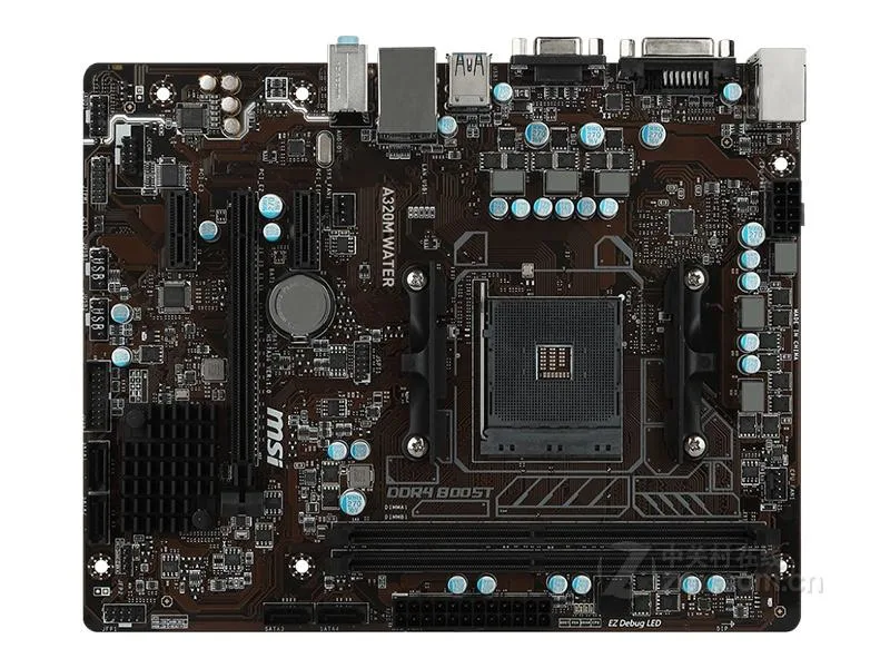 MSI MSI A320M WATER AMD motherboard — product photo