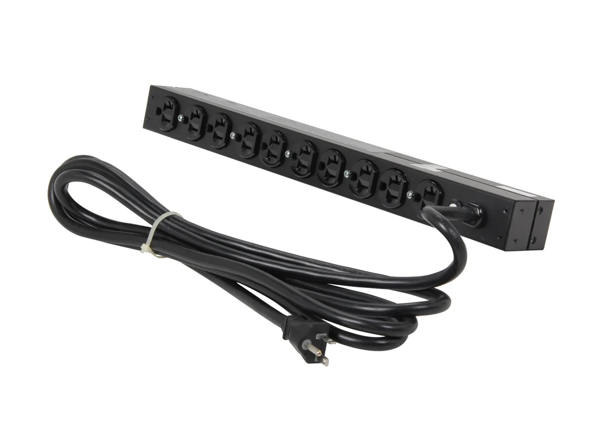 APC APC AP9563 Basic PDU 1U 100-120V 20A 10x5-20R 12ft — product photo