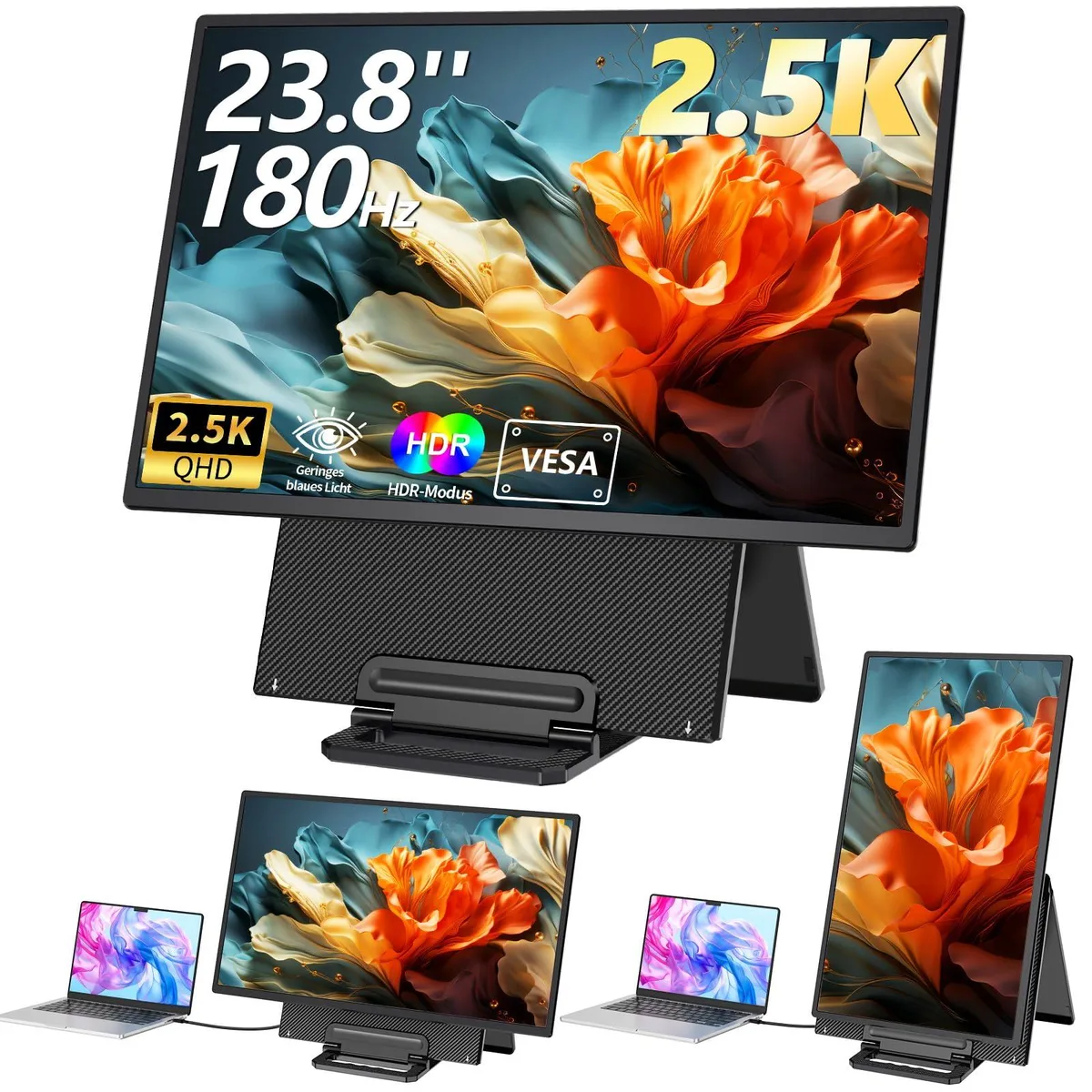 Laptomo Laptomo 23.8" 2.5K QHD 180Hz portable monitor — product photo