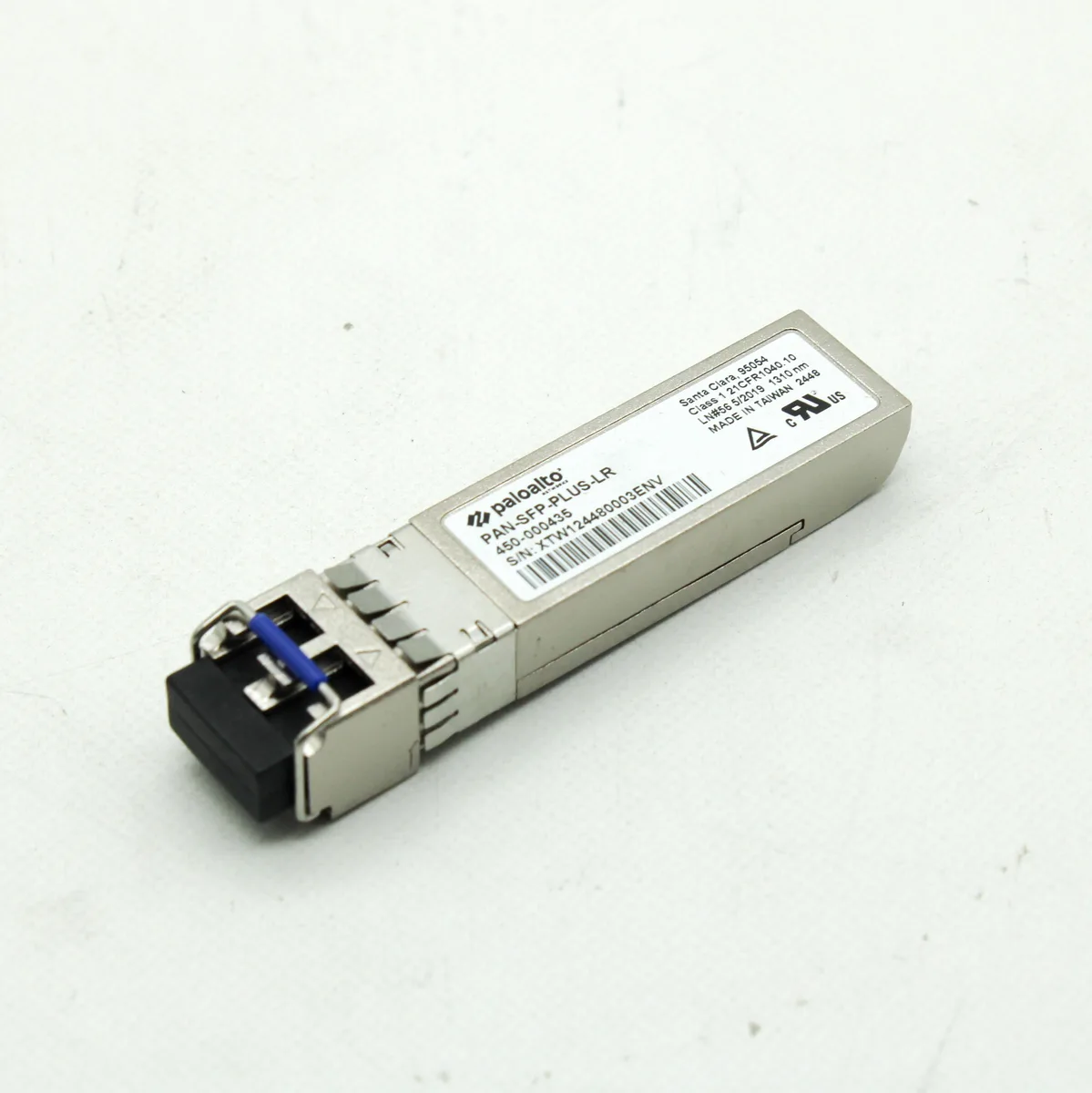 Palo Alto Palo Alto PAN-SFP-PLUS-LR 10GBASE-LR SFP+ 10 Gbps 1310 nm LC Duplex switch module — product photo