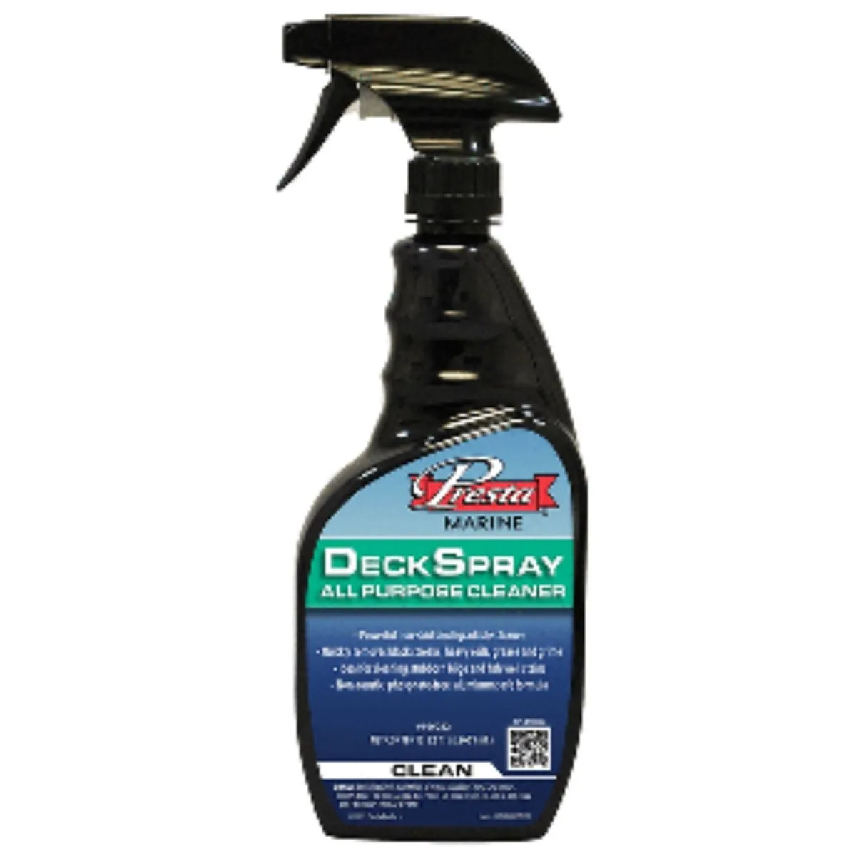 Black 22oz spray bottle 10 inches tall