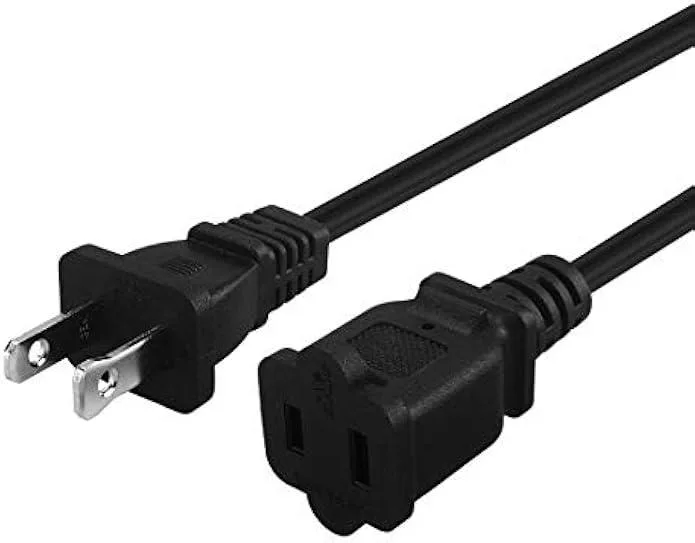 TAURKENAM TAURKENAM 15-Feet Polarized 2-Prong Power Adapter Extension Cord 16AWG 10A 125V — product photo