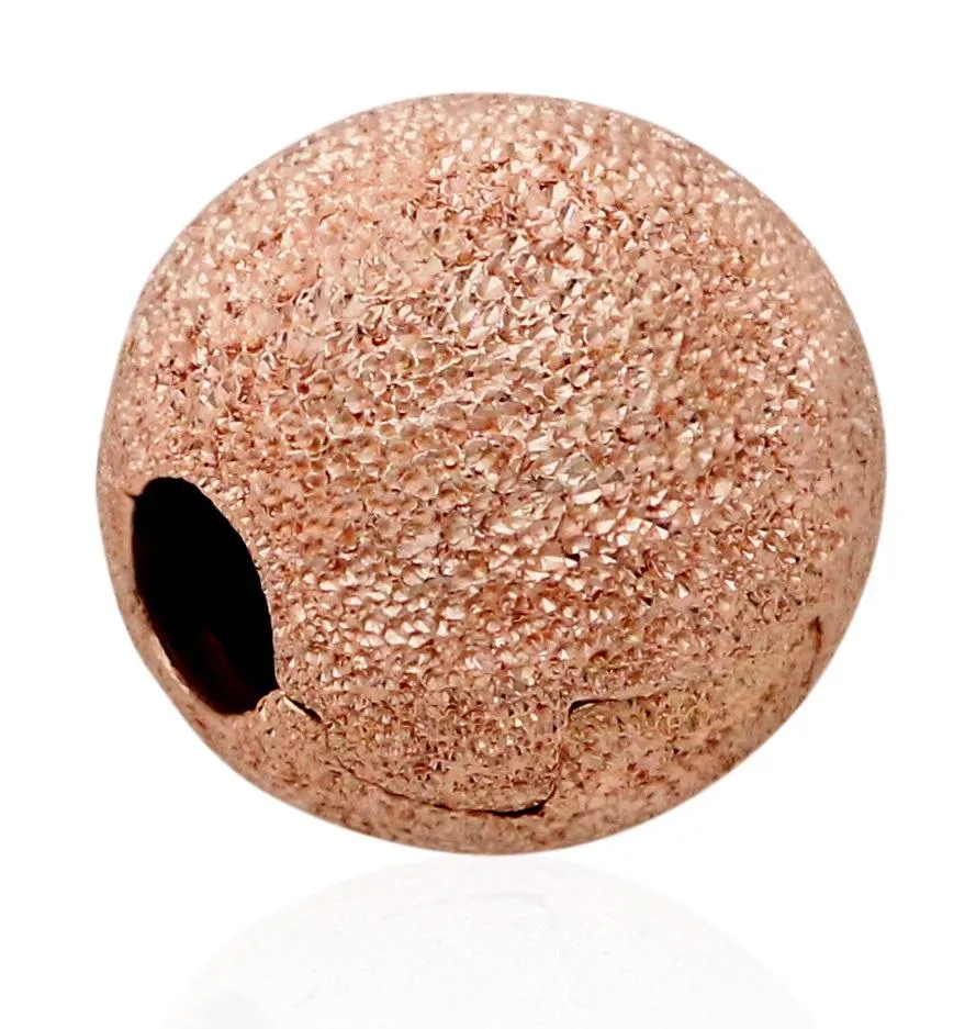 PANDORA PANDORA Matte Brilliance Clip Charm Rose Gold — product photo
