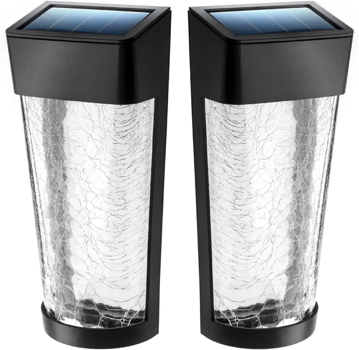 Home Zone Security Home Zone Security ELI1342V Solar Wall Sconce 2-Pack 3000K 10lm — product photo