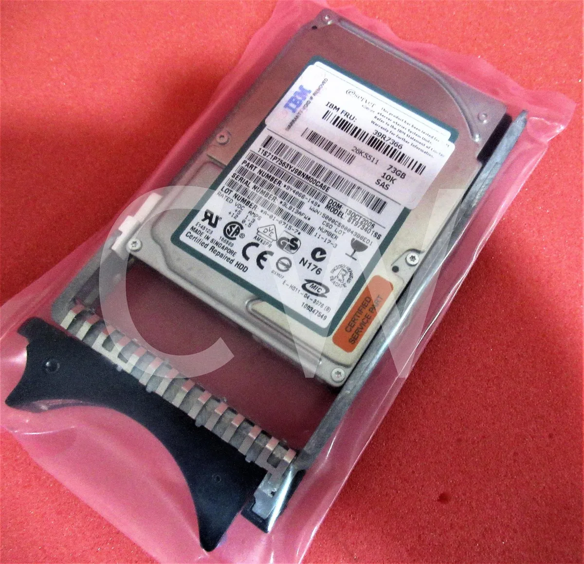 IBM IBM ST973401SS 73.4GB 10000RPM 2.5" SAS internal hard drive with caddy — product photo