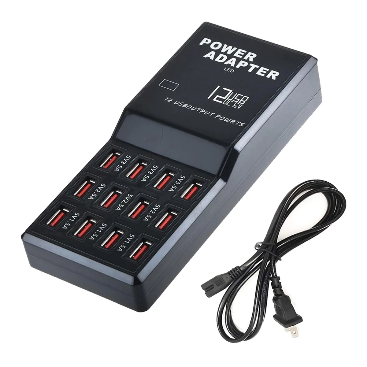 KEHIPI KEHIPI W-858 12-Port 60W USB Charger Station — product photo