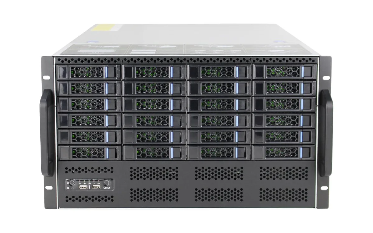 Shenzhen Junxiangcheng Technology Co., Shenzhen Junxiangcheng Technology Co., 6U Rackmount Server Chassis 48×3.5″ Hot-Swap 12Gb/s Backplane — product photo