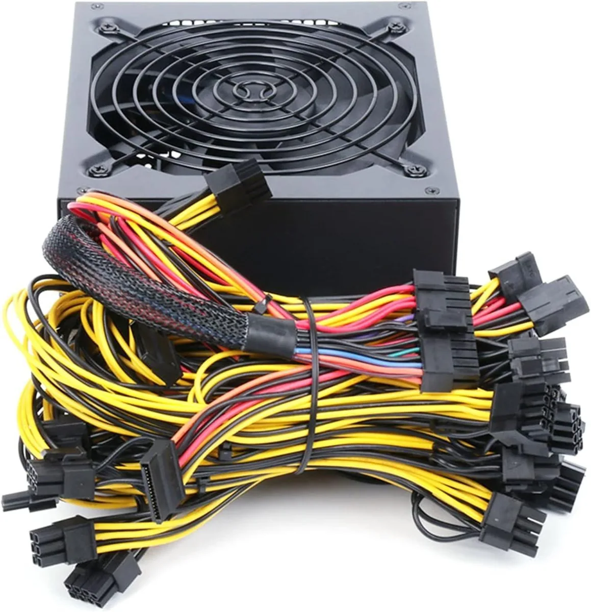 NShi NShi 1800W ATX Mining Power Supply Black server chassis — product photo