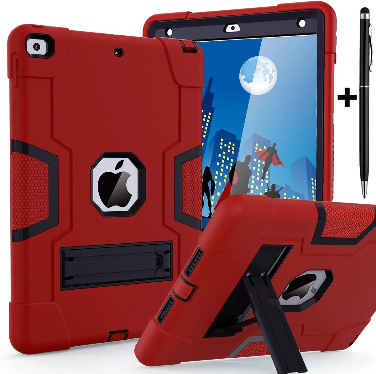 Werleo Werleo iPad 10.2 inch Case Red 2021 2020 2019 — product photo