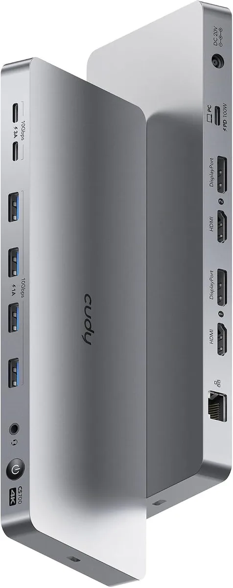 TAURKENAM TAURKENAM 13-in-1 DisplayLink Dual 4K Docking Station CS700 — product photo