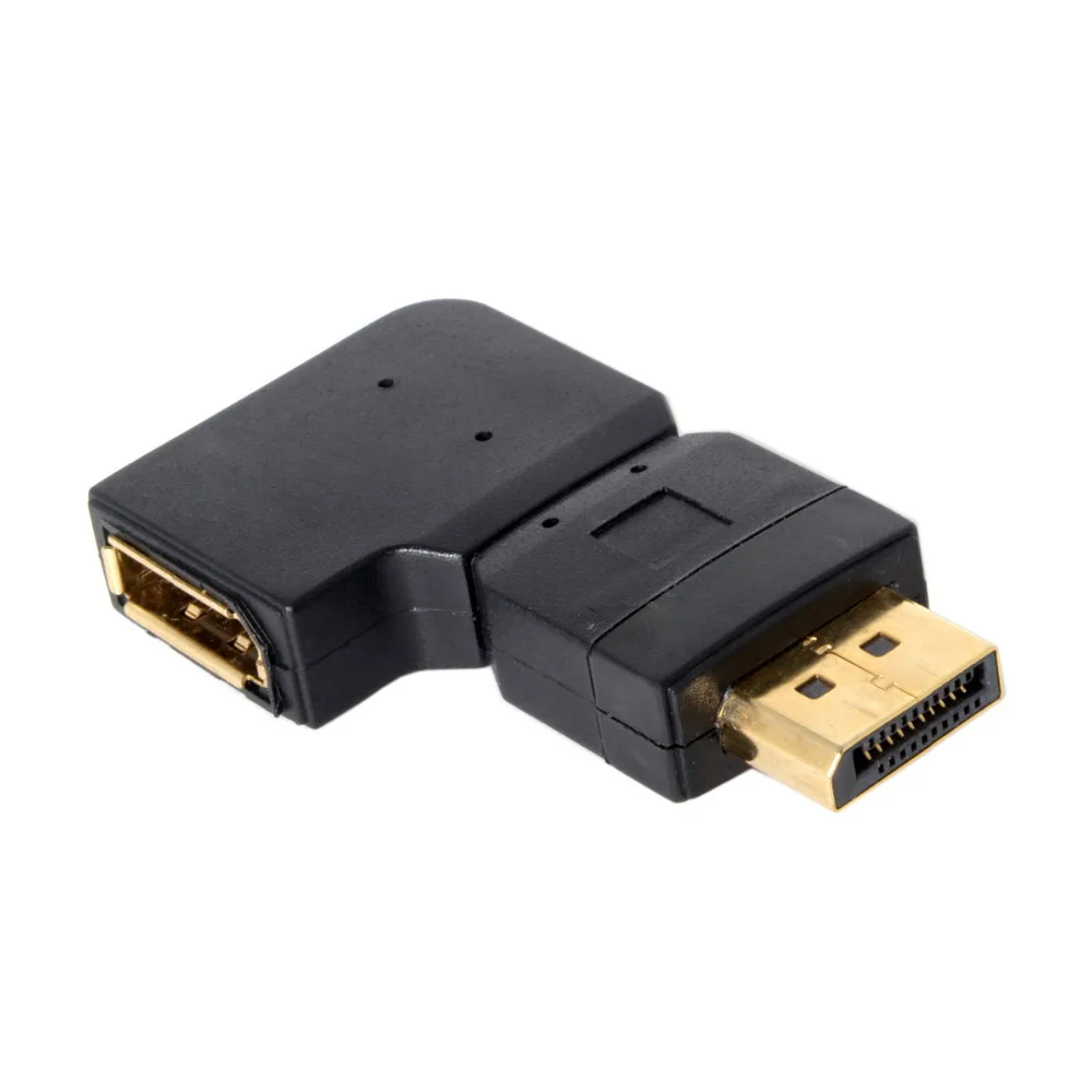 TeKit TeKit 90 Degree Right Angled DisplayPort Male to Female Audio Video Converter — product photo