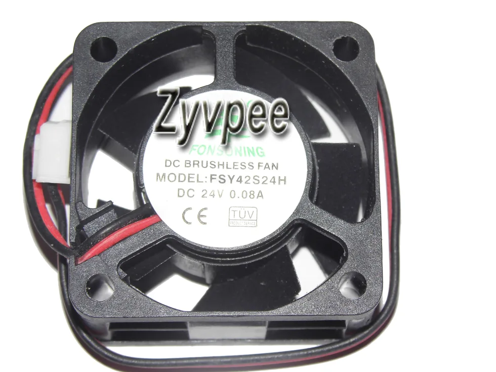 Zyvpee Zyvpee FSY42S24H 40×20mm 24V 0.08A 2-pin case fan — product photo
