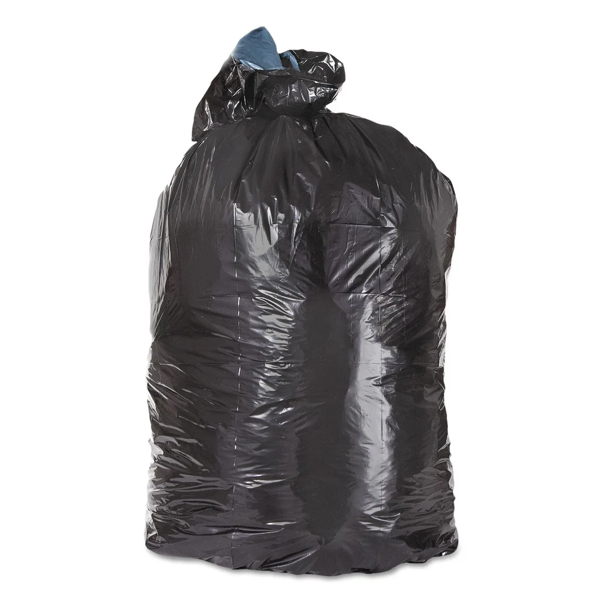 Trinity Plastics Trinity Plastics 100430 Low-Density Can Liners 33 gal 1.6 mil 23" x 39" Black 100/Carton Grounds Maintenance — product photo