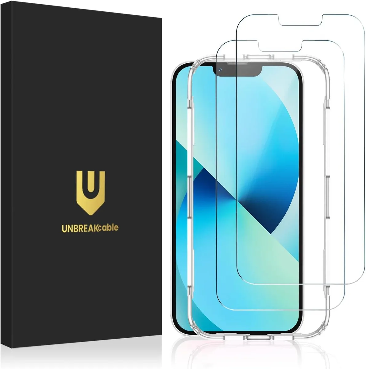 NuoTo NuoTo 2-Pack Tempered Glass Screen Protector for iPhone 13/13 Pro 6.1 inch — product photo