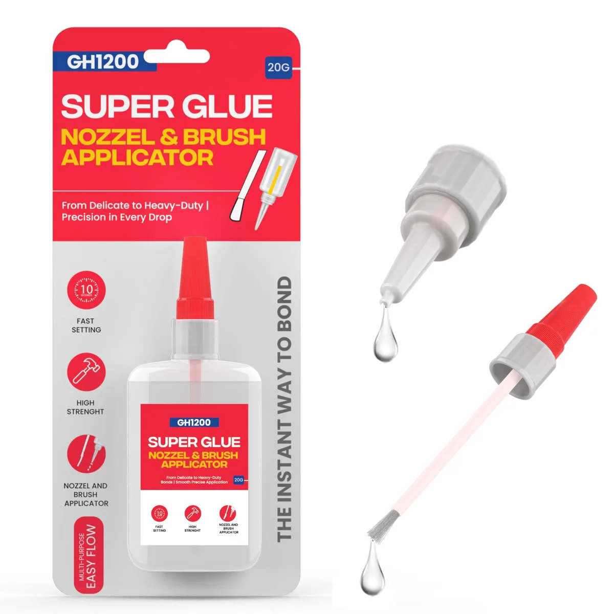  GH1200 GH 1200 2-in-1 Super Glue with Brush &amp; Nozzle — product photo