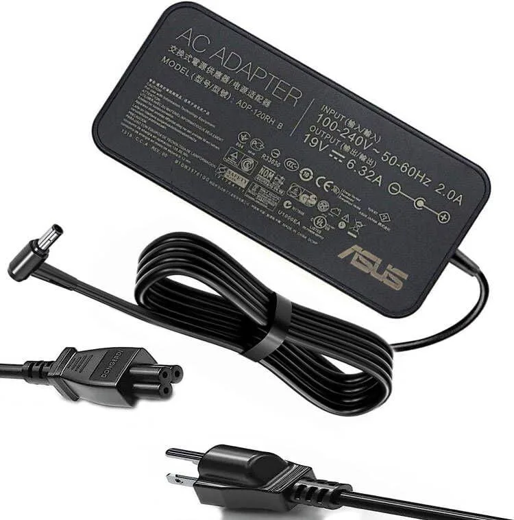 NShi NShi 120W AC Adapter 19V 6.32A 5.5mm x 2.5mm laptop replacement part — product photo