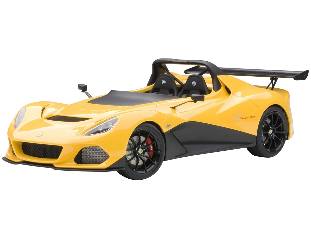 Autoart Autoart Lotus 3-Eleven Yellow 1/18 vehicle — product photo