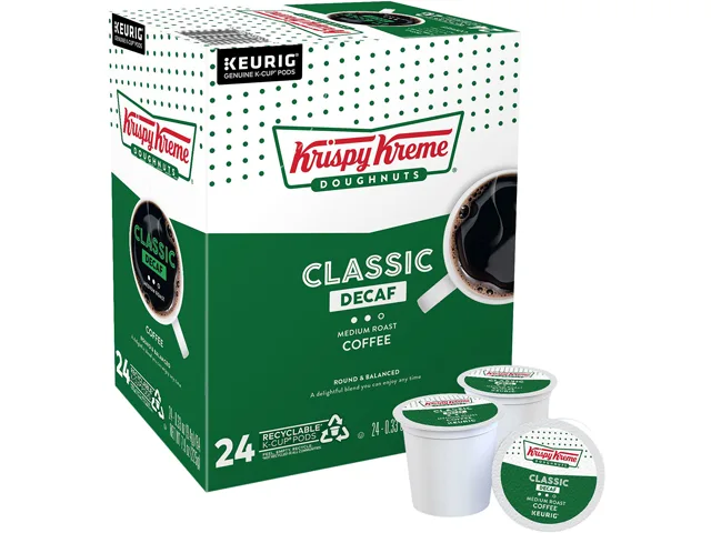 Keurig Keurig 6111 Krispy Kreme Classic Decaf Medium Roast K-Cups 24 Count — product photo