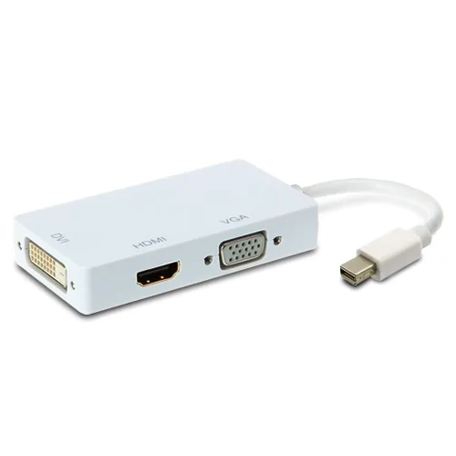PPA International PPA International Mini DisplayPort to HDMI DVI VGA Audio Video Converter 4.5 in — product photo