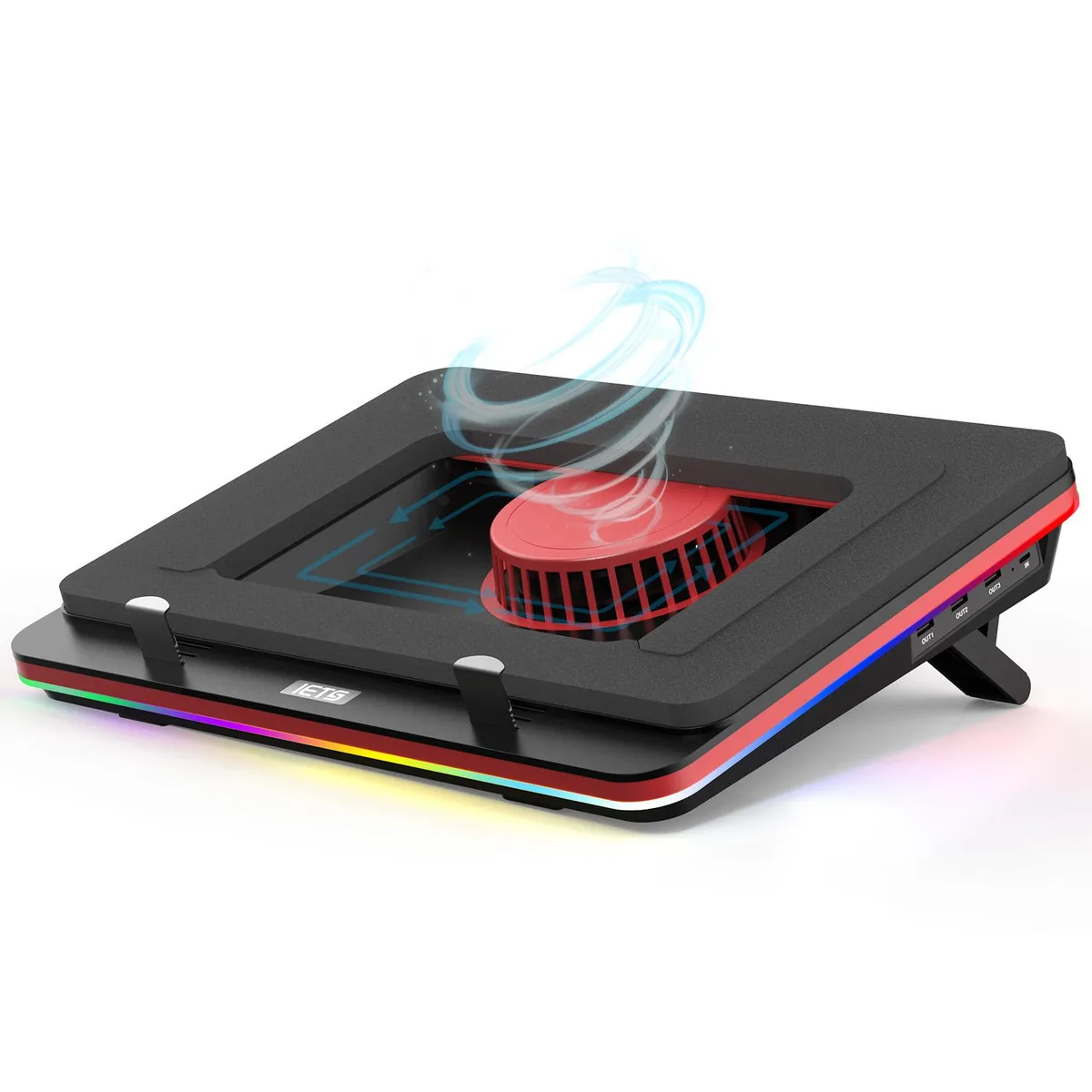 IETS IETS GT500V2 Turbo-Fan 5000 RPM RGB Laptop Cooling Pad — product photo