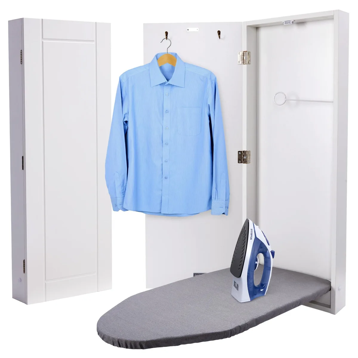 Ivation Ivation IVAIBCABLD Wall-Mounted Ironing Board Cabinet White — product photo