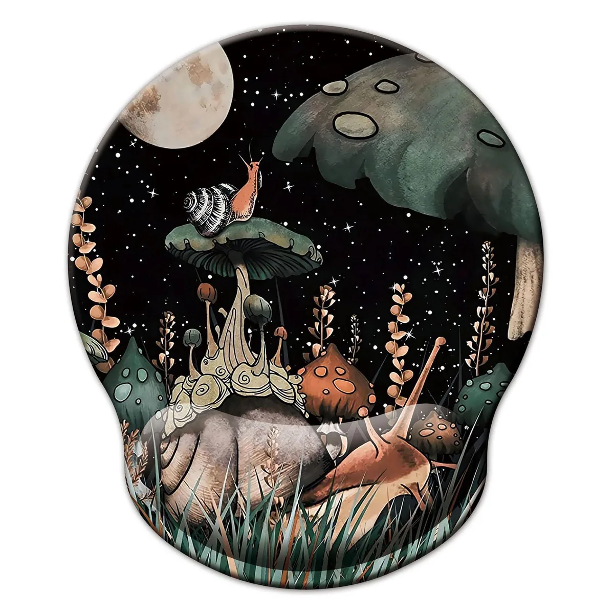  LIZPARE Mouse Pad with Wrist Support Snail 9.9 x 9.1 in — product photo
