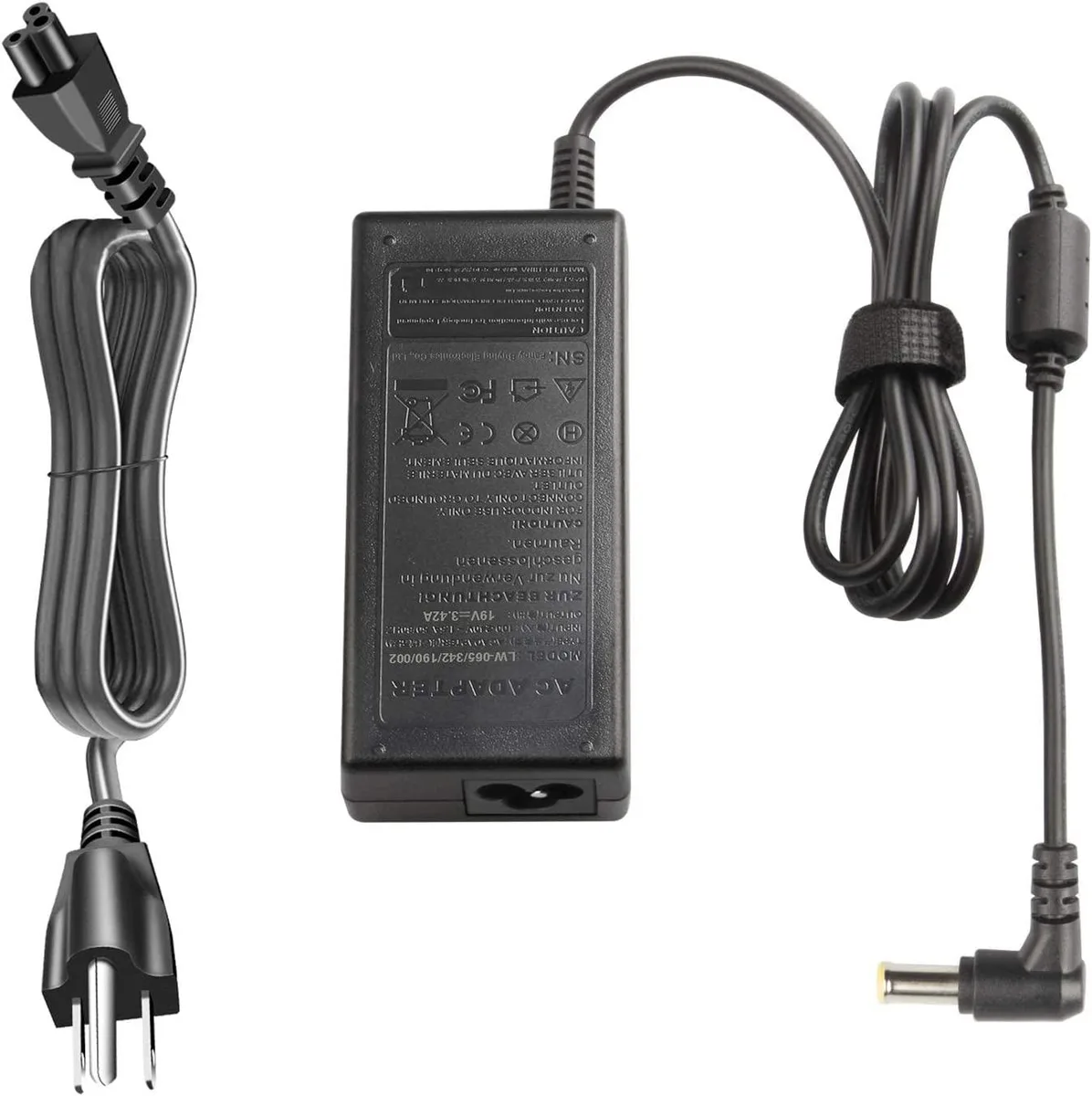 myVolts myVolts 19V 3.42A 65W AC Adapter 5.5*2.5mm for Asus AR5B95 B50 B50A K42F K42F-A2B K501 K501ij K50IJ — product photo