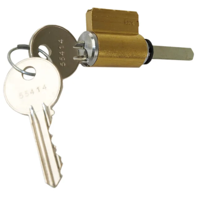 Kaba Group Kaba Group 15395YA-26D door lock, Satin Chrome, Yale YA1 keyway — product photo