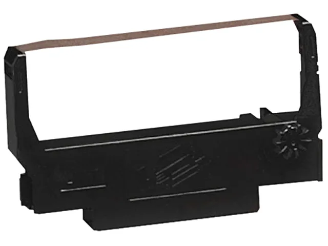 Six new black and red thermal transfer ribbons in a box
