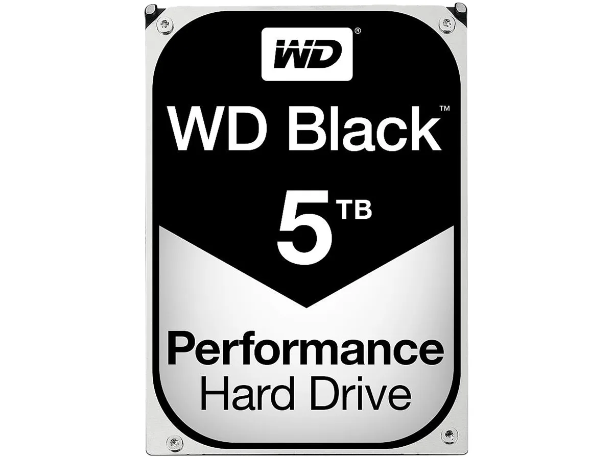 Western Digital Western Digital WD Black WD5001FZWX 5TB 7200 RPM 128MB SATA 3.5" internal hard drive — product photo