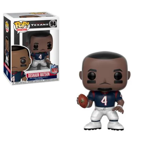 Vinyl Funko Pop figure of Deshaun Watson in Texans uniform