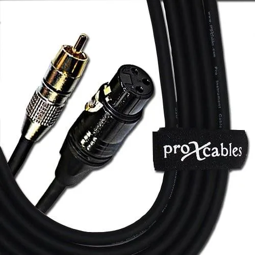 ProX ProX XC-RXF50 50ft XLR-F to RCA Cable — product photo