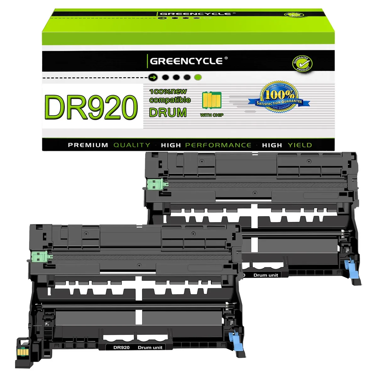 GREENCYCLE GREENCYCLE DR920 Black Drum Unit 2-Pack 45000 Pages — product photo